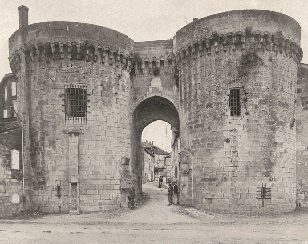 CHARENTE. Cognac- Prison 1904 old antique vintage print picture